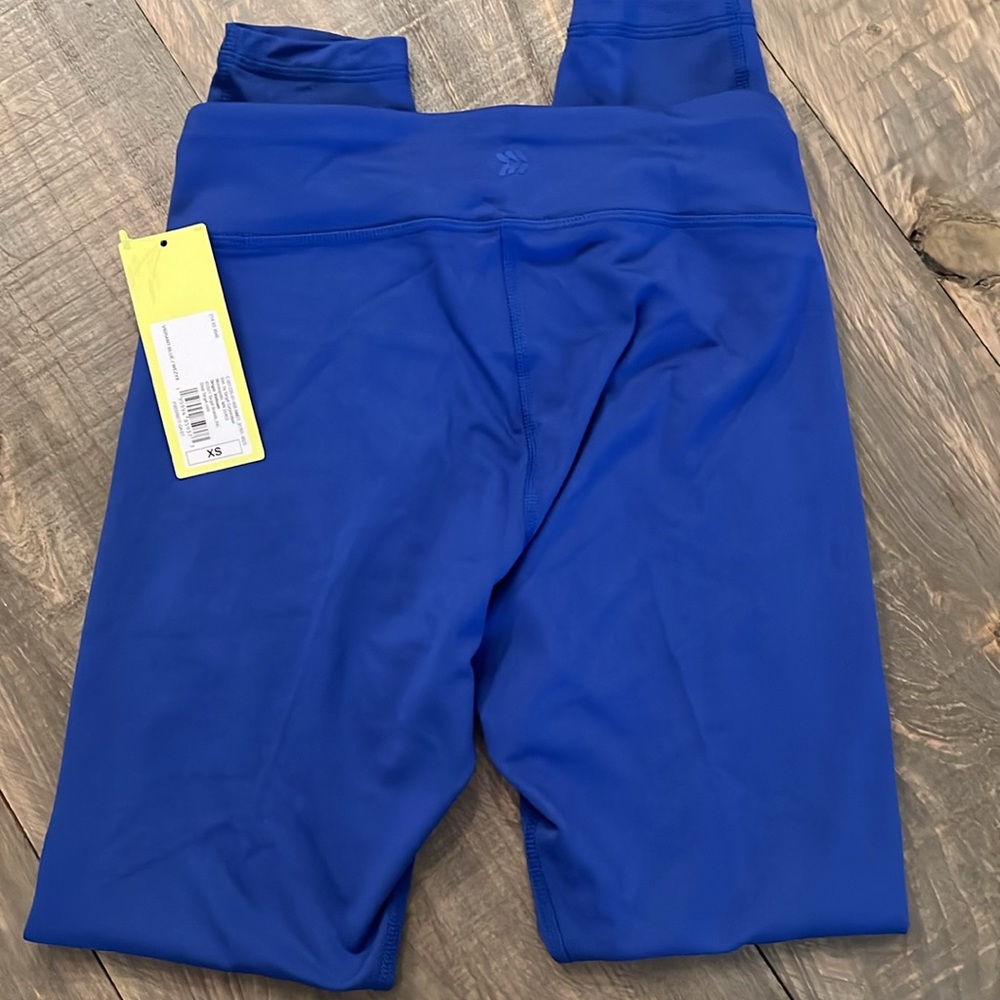 NEW! Women's Simplicity Mid-Rise Leggings - All in Motion, Vibrant Blue XS - Picture 3 of 3